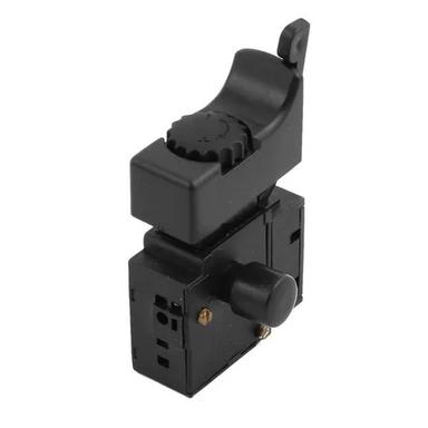 Black Ac 250V 6A Lock On Power Tool Hand Drill Speed Control Trigger Switch