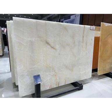 Imported White Onyx Marble Slab Size: Customize