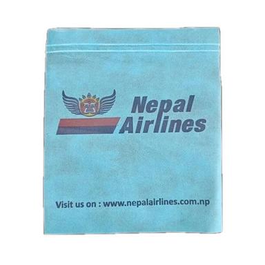 Blue Airline Head Rest Cover