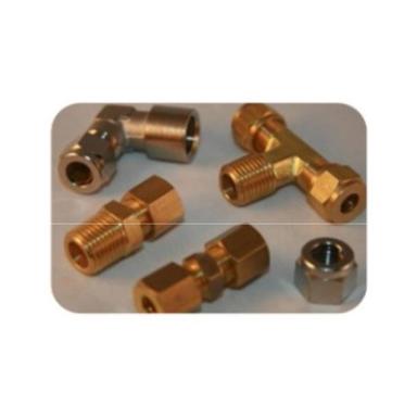 Golden Copper And Brass Pipes Fittings