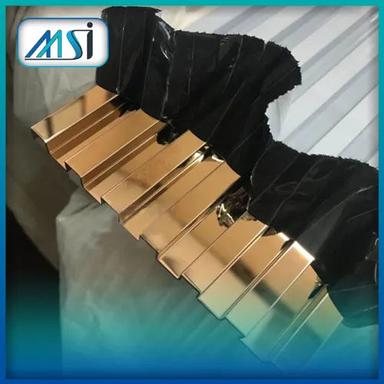 Stainless Steel Fluted Pattern Profile For Wall Cladding Panel Size: As Per Requirement