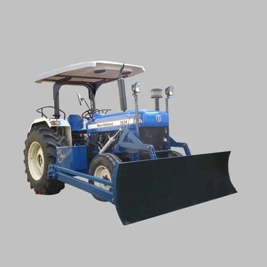 Blue Commercial Holland Tractor Front Dozer