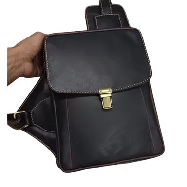 Black Color Plain Sling Bags Design: Mordern