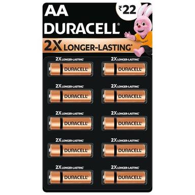 Duracell Alkaline AA Batteries, Pack of 10