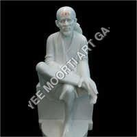 White Sai Baba Statue
