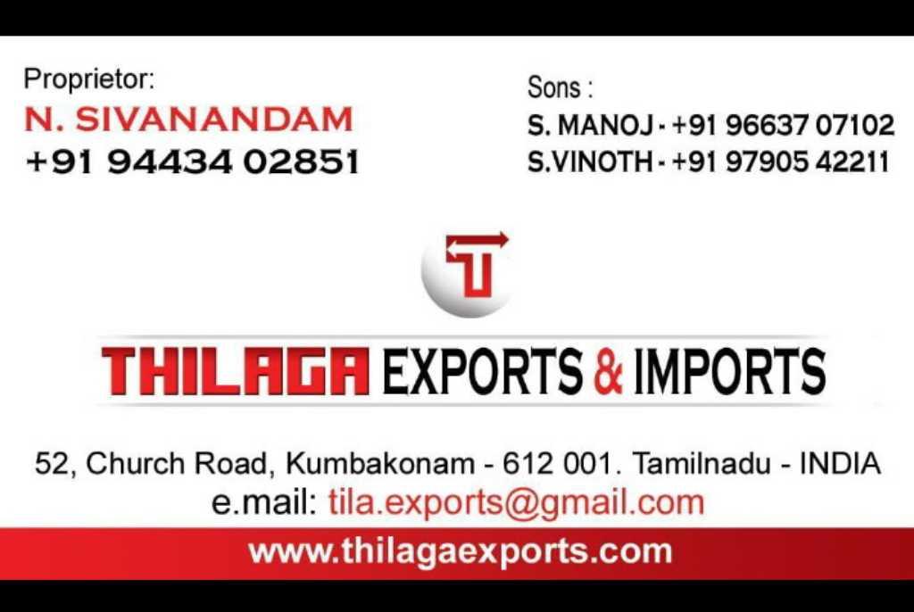 THILAGA EXPORT & IMPORTS