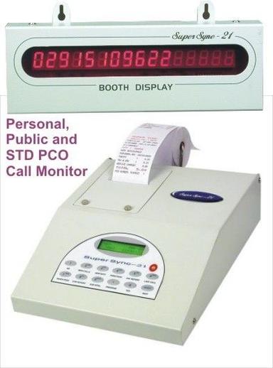 White Std Pco Call  Monitor