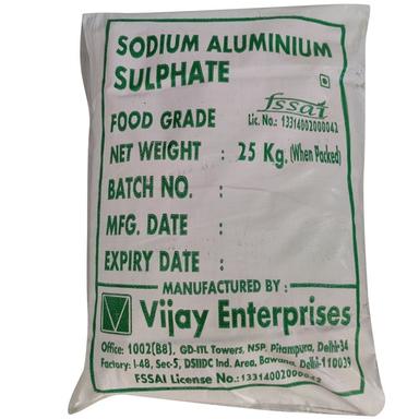A Grade 100 Percent Purity Eco-Friendly Sodium Aluminium Sulphate Powder