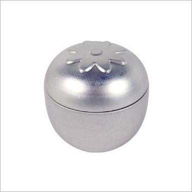 Silver Round Shape Tin Can
