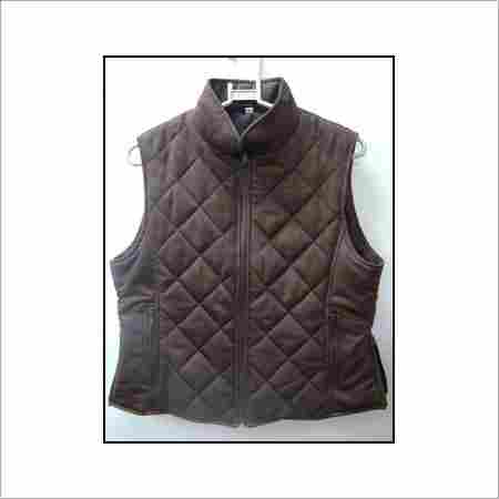 Suede Quilted Gilet