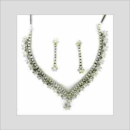 Diamond Beaded Necklaces