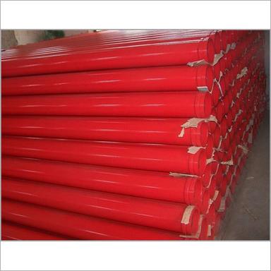 Red Straight Pipe For Concrete Pump