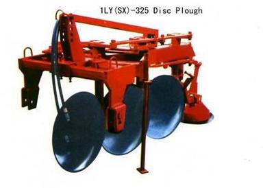 Red Agriculture Reversible Disc Plough