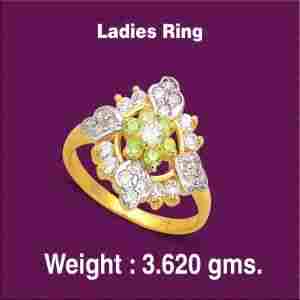 Diamond Studded Ladies Rings