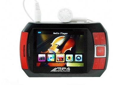 Black & Red 4Gb Portable Media Player