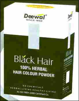 Black Hair Colour Powder