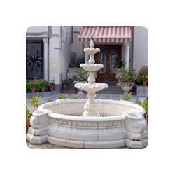 English Fountain With Pool Surround