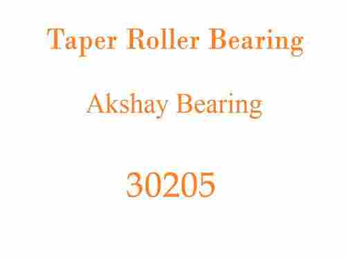 Robust Tapered Roller Bearings 30205