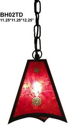 Handmade Mosaic Hanging Lamp 