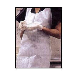 White Sleeveless Disposable Apron For Hospital Use Grade: Medical