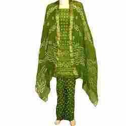 Bandhani Bohemian Glace Cotton Salwar Suit