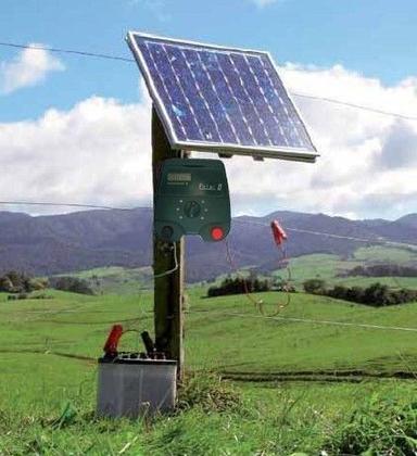 Solar Power Electric Fence for Agricultural Farm