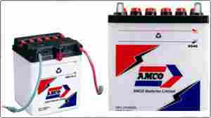 Amco Black And White Automotive Battery