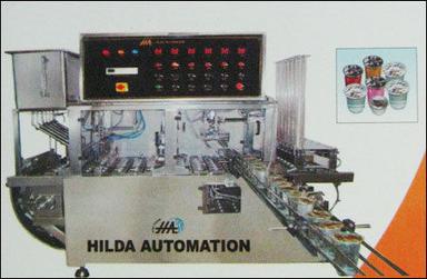 Head Cup Linear Automatic Sealing Machine