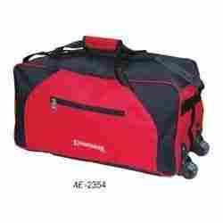 Red Black Luggage Bags