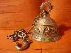 Brass Hindu Lord Ganesha Temple Bell