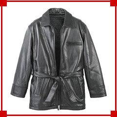 Men's Leather Coats With Belt