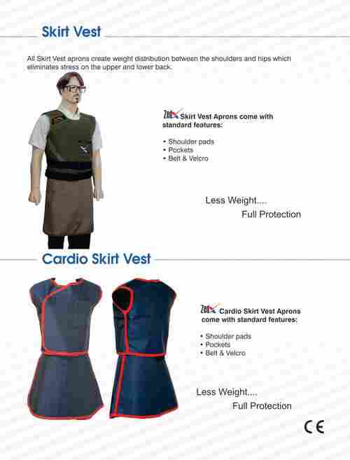 Lead Apron Skirt Vest
