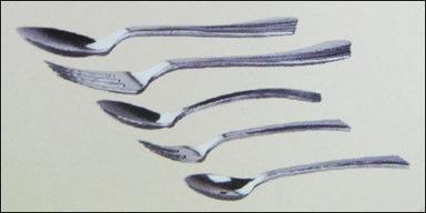 Silver Coated Spoon And Fork