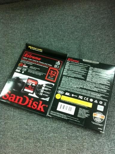 SanDisk Extreme SD Flash Cards