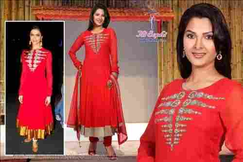 Ladies Red Salwar Suits