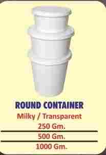 Round Plastic Packaging Containers