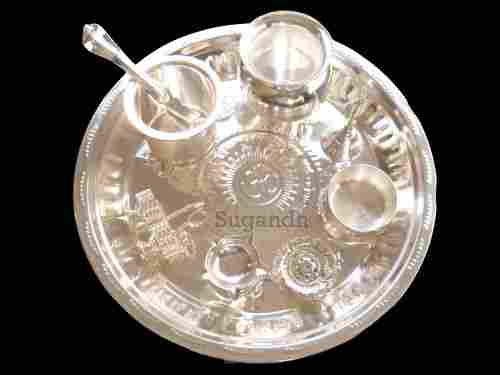 Silver Coated Pooja Articles