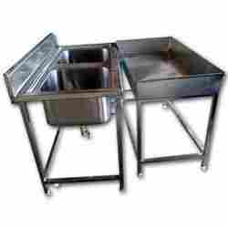 Stainless Steel Two Unit Sink