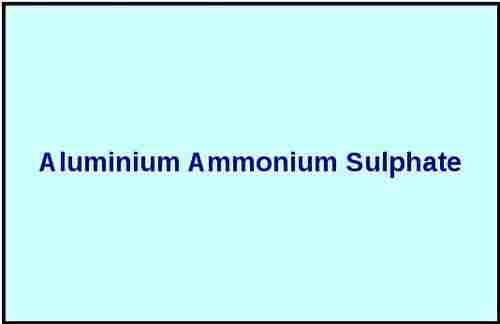 Aluminium Ammonium Sulphate
