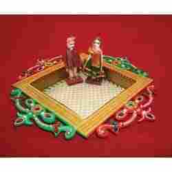 Decorative Tray with Bride and Groom