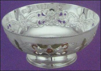 Silver Fruit Bowl W024