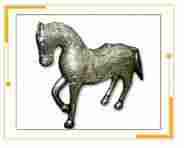 Metal Crafted Horse Sculpture