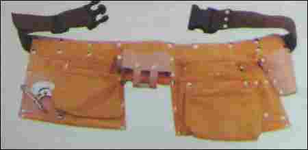 11 Pocket Professional Split Leather Carpenter Apron (Gt-8001)