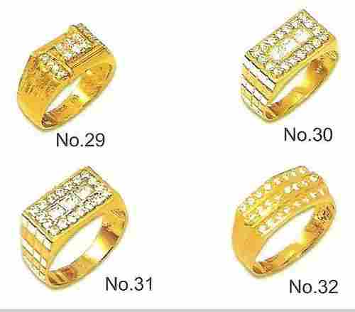 Fancy Design Gold Rings