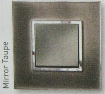 Designer Square Switches (Mirror Taupe)