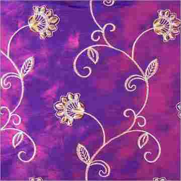  Embroidered Taffeta Fabric