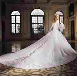 Bridal Gown With Trail