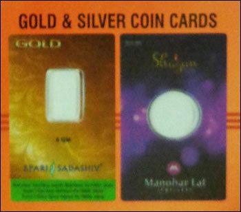 Gold And Silver Coin Cards