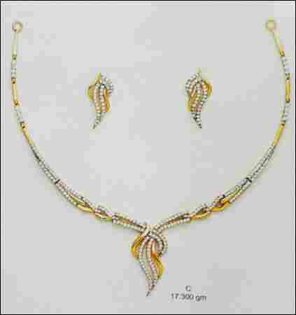 Custom-Made Gold Necklace Set