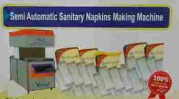 Semi Automatic Sanitary Napkins Making Machine